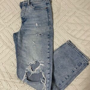 Distressed high waisted Old Navy jeans